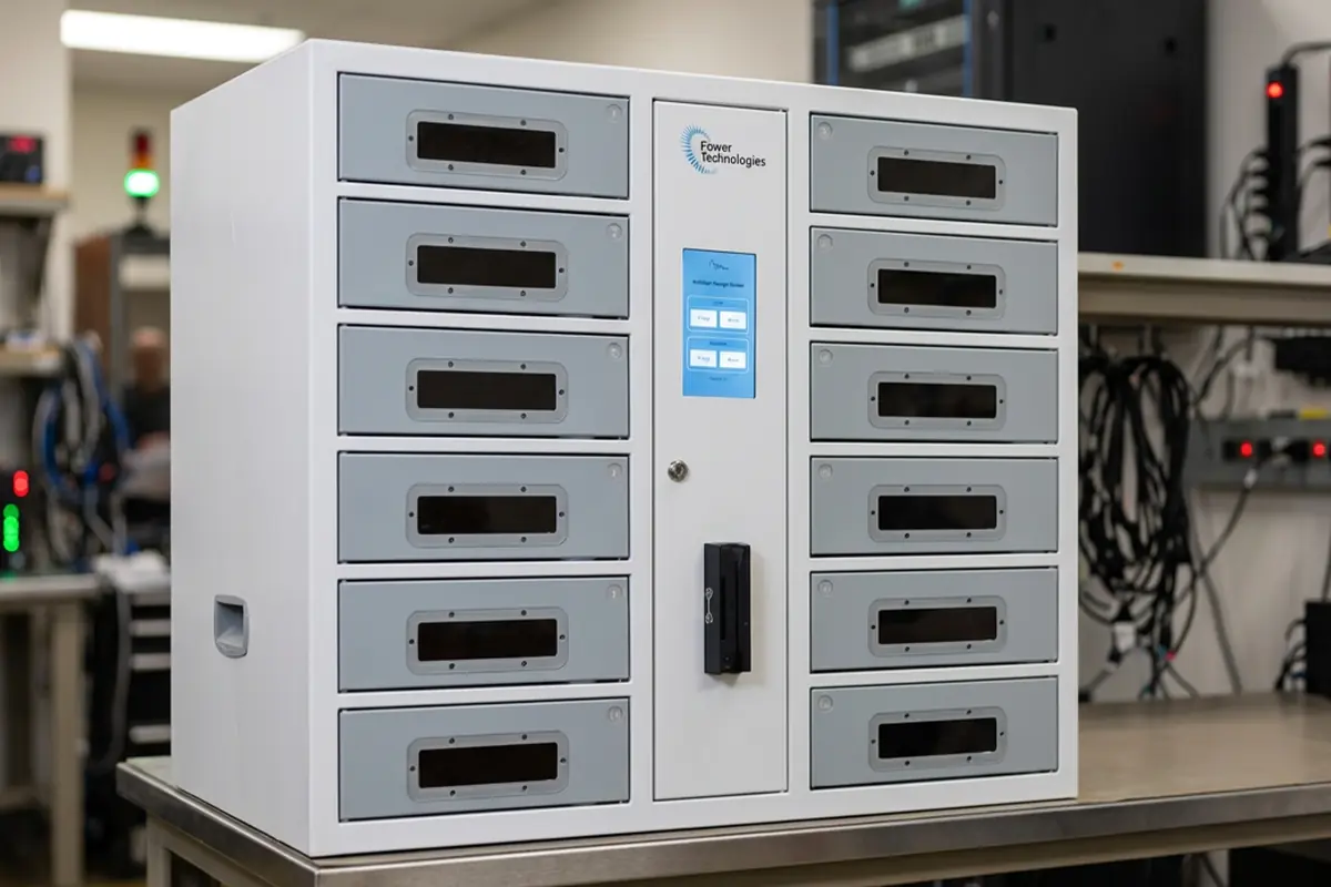 Secure charging lockers - Flora Technology Qatar