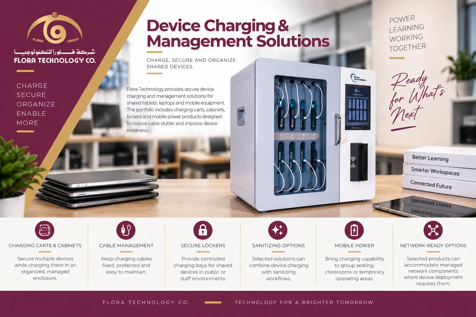 charging solutions — Flora Technology, Qatar